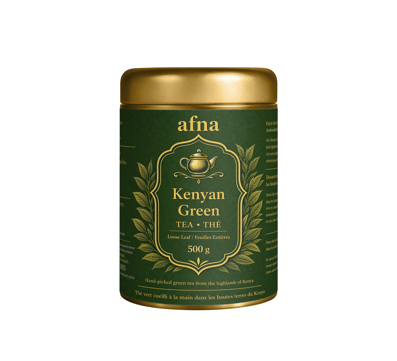 afna kenyan green tea full leaf